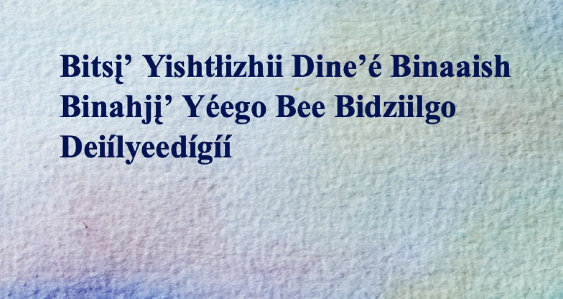 Bitsi' Yishtlizhii Dine'é Binaaish Binahji' Yéego Bee Bidziilgo Deiilyeedigii