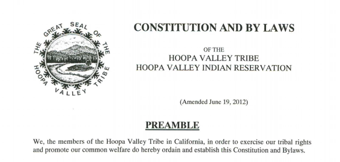 Hoopa Valley Tribe: Recall, Removal, & Vacancies Excerpt