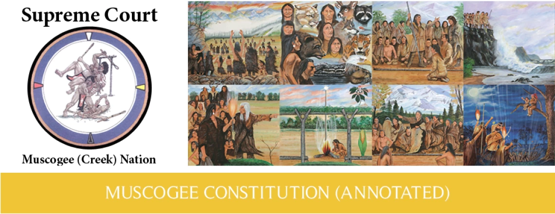 Muscogee (Creek) Nation: Legislative Functions Excerpt