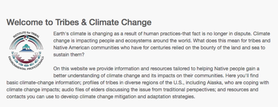 Mescalero Apache Tribe: Innovative approaches to climate change adaptation