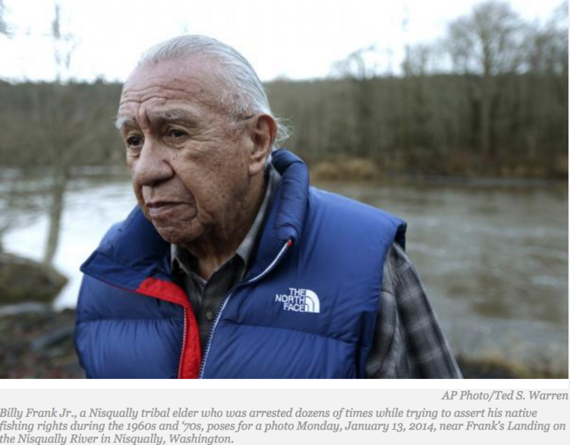 Tribal Rights Legend and Leader Billy Frank Jr. Walks On