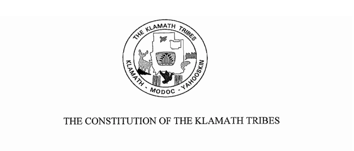 Klamath Tribes: Preamble Excerpt