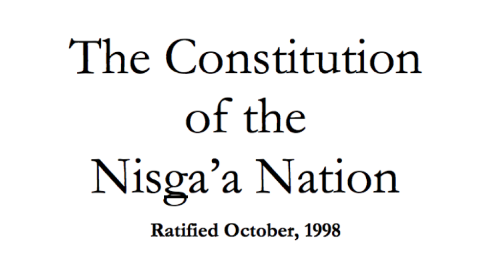 Nisga'a Nation: Judiciary Functions/Dispute Resolution Excerpt